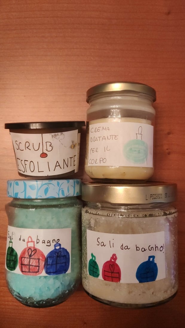 Scrub Esfoliante, Sal da Bagno, Crema Idratante per il Corpo 