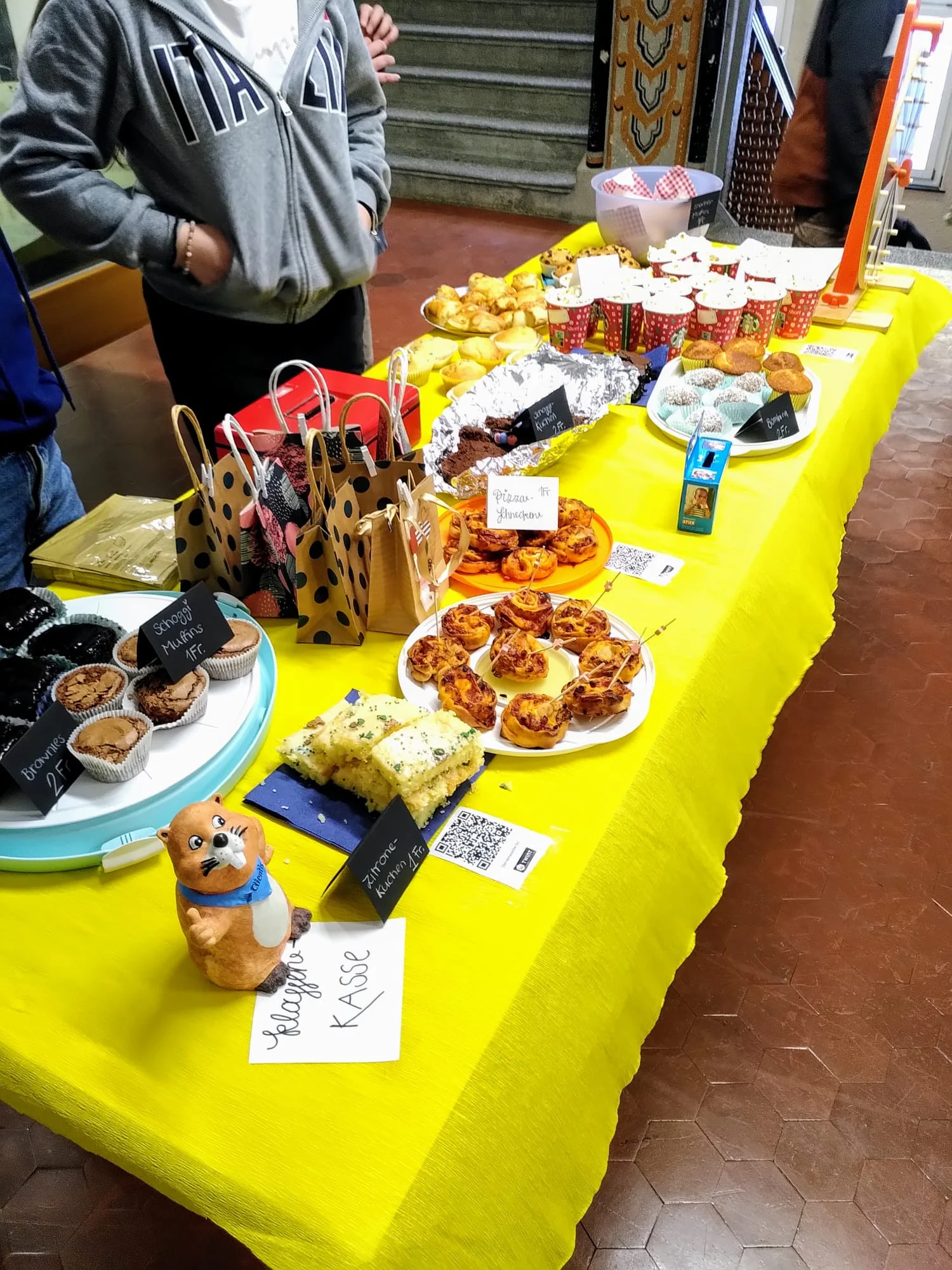 Sternenwochen Sammelaktion Schule Neuhausen