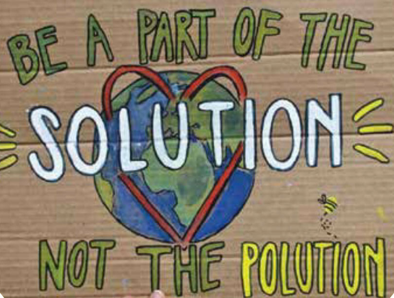 Be part of the solution not the pollution