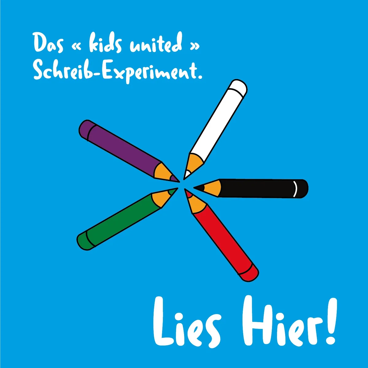 kids united Schreib Experiment