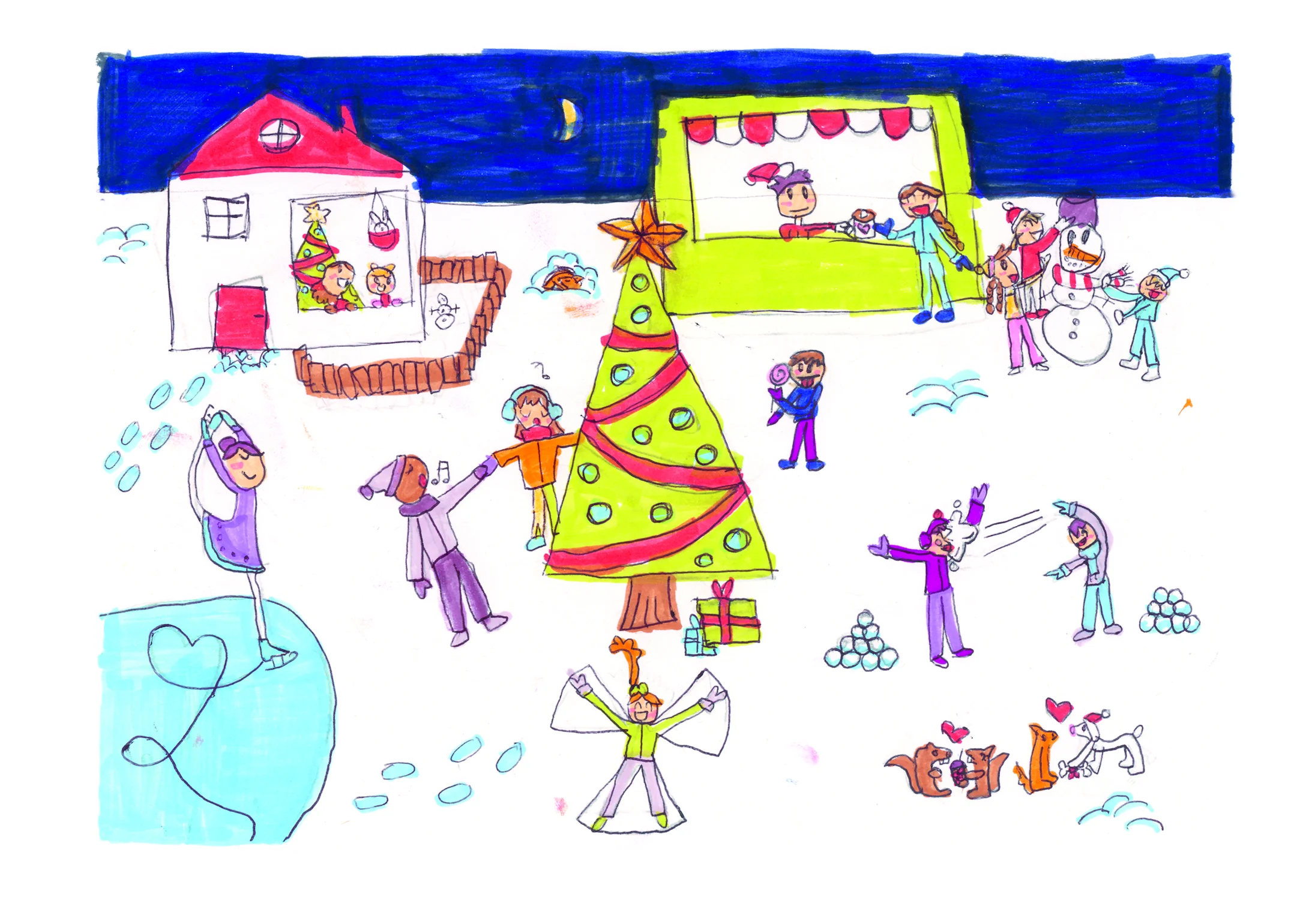 Adventskalender Malwettbewerb Bild Rada