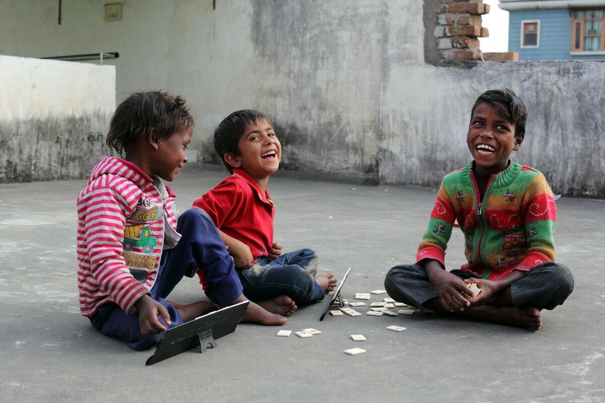 Kinder Indien