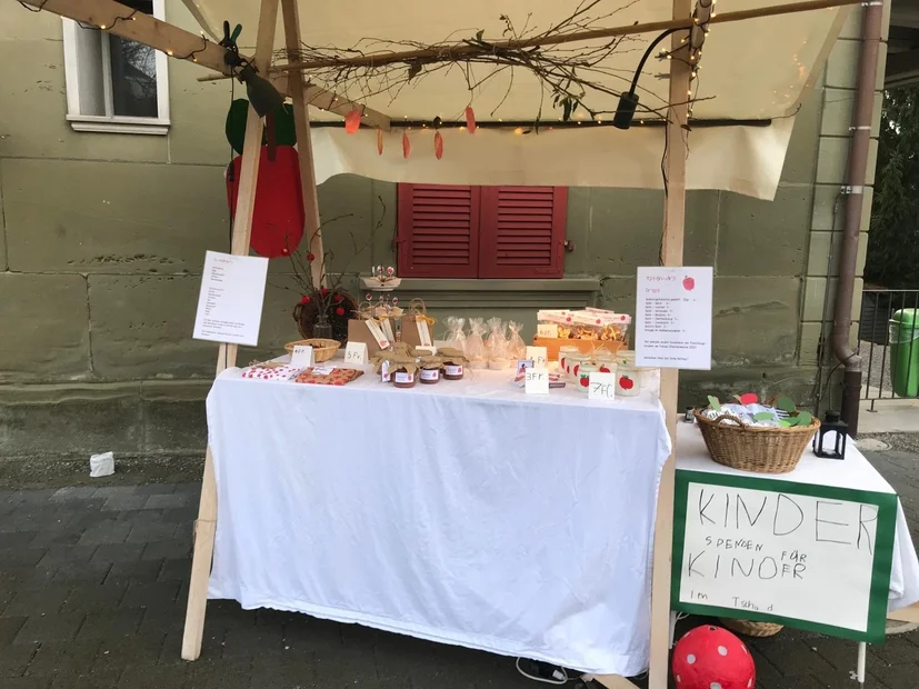 Apfelmarkt Stand Sternenwochen