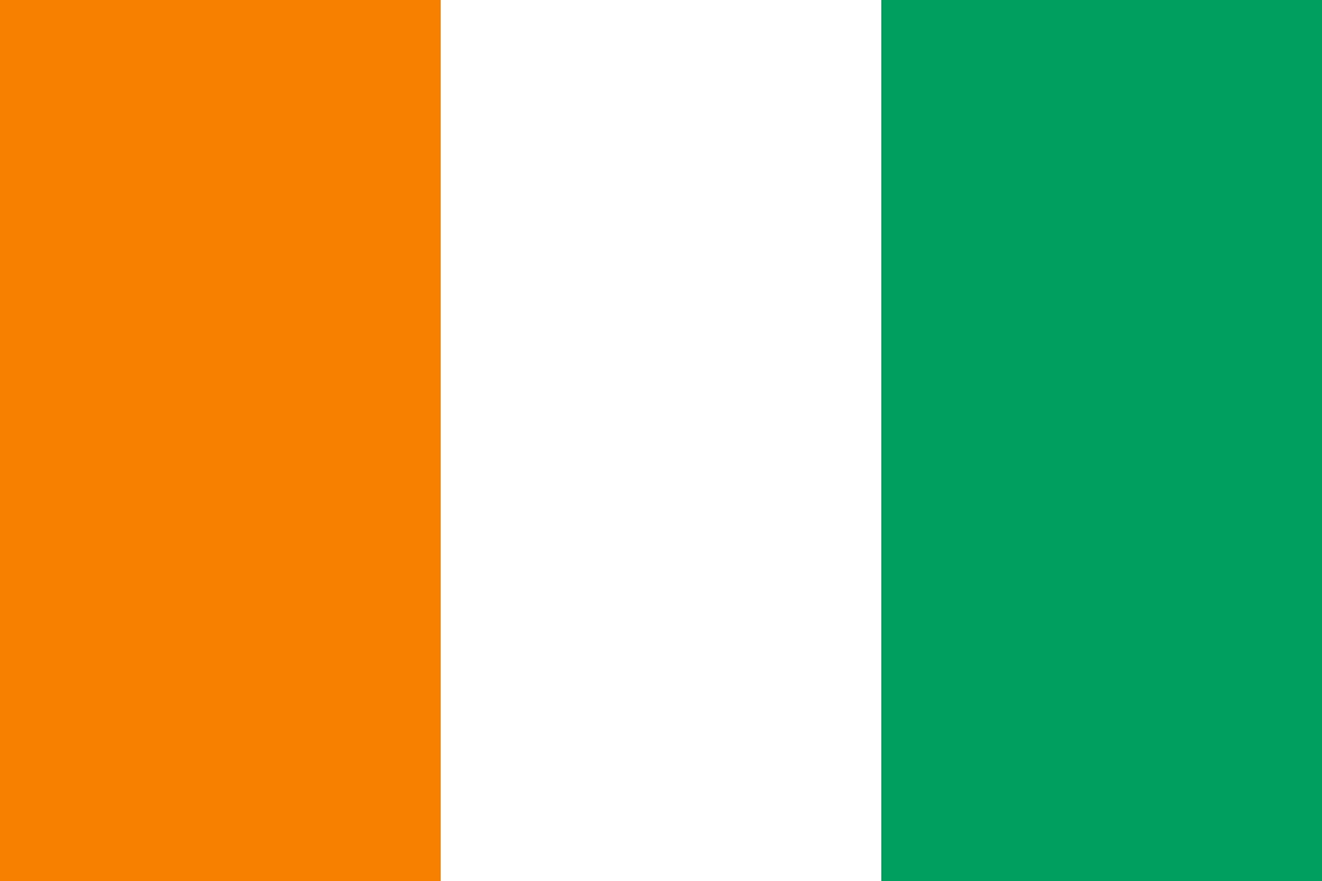 Flagge Cote d'Ivoire
